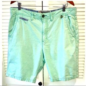 Modern Amusement Light Green Shorts 36